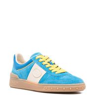 Valentino Garavani UpVillage Leather Sneakers - Clear Blue