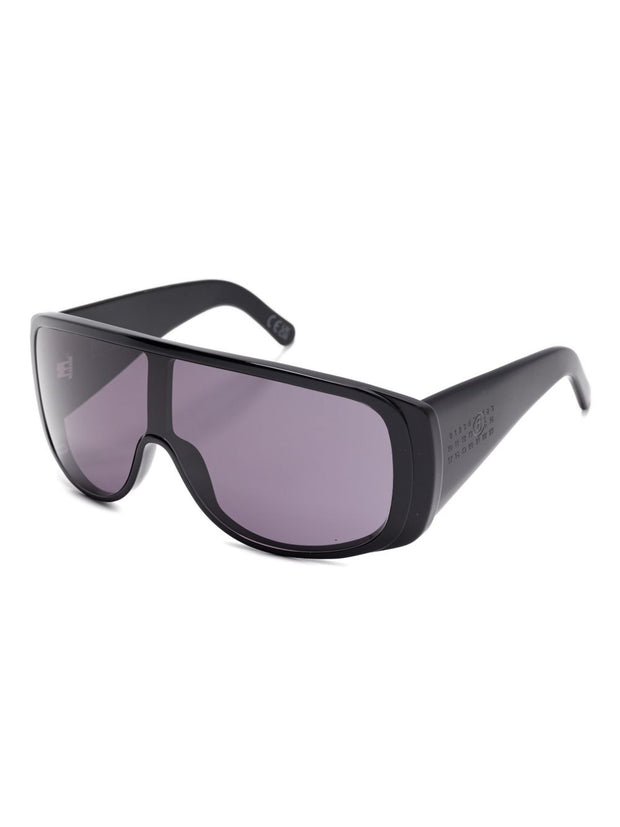 MM6 Maison Margiela Mask Sunglasses - Black