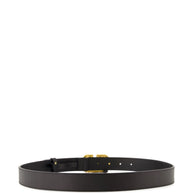 Valentino Garavani Crystal Embellishment VLogo Signature Leather Belt