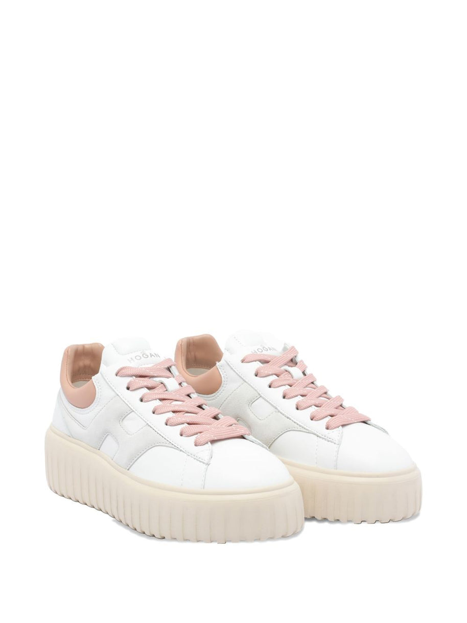 HOGAN PRE H-stripes Sneakers - Powder