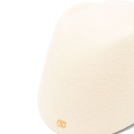 Valentino Garavani Vlogo Signature Cream Wool Hat