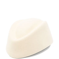Valentino Garavani Vlogo Signature Cream Wool Hat