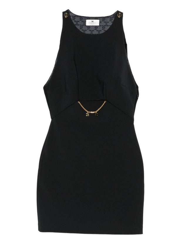 Elisabetta Franchi Midi Dress - Black