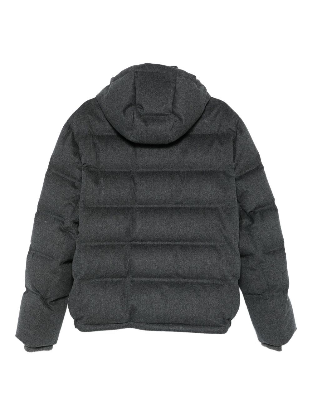 Brunello Cucinelli Wool Down Jacket - Grey