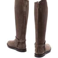 Brunello Cucinelli Suede Buckled Boots