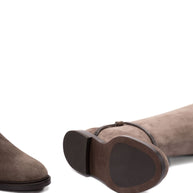 Brunello Cucinelli Suede Buckled Boots
