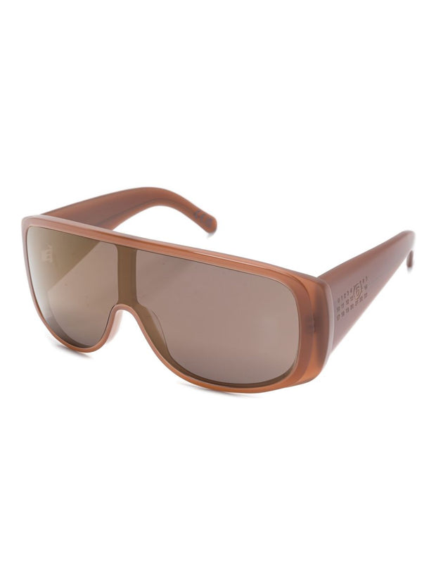MM6 Maison Margiela Mask - Sunglasses Brown