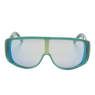MM6 Maison Margiela Mask Sunglasses - Green
