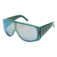 MM6 Maison Margiela Mask Sunglasses - Green