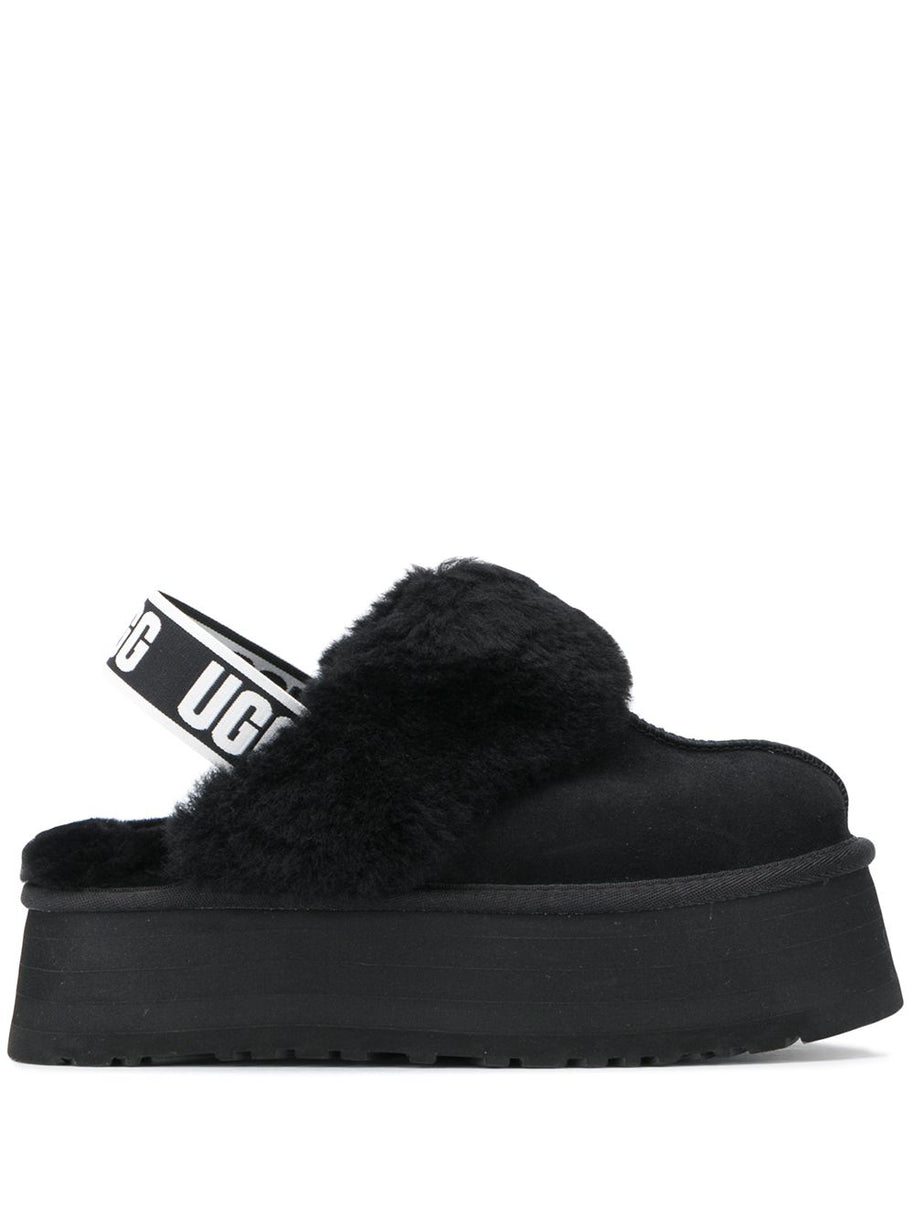 UGG Australia Funkette Slippers - Black