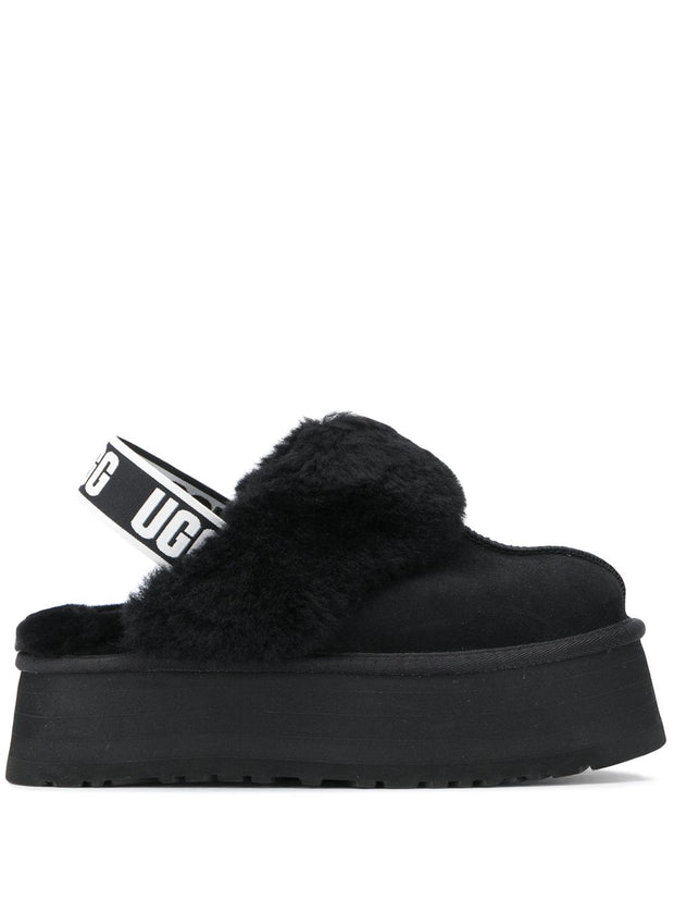 UGG Australia Funkette Slippers - Black
