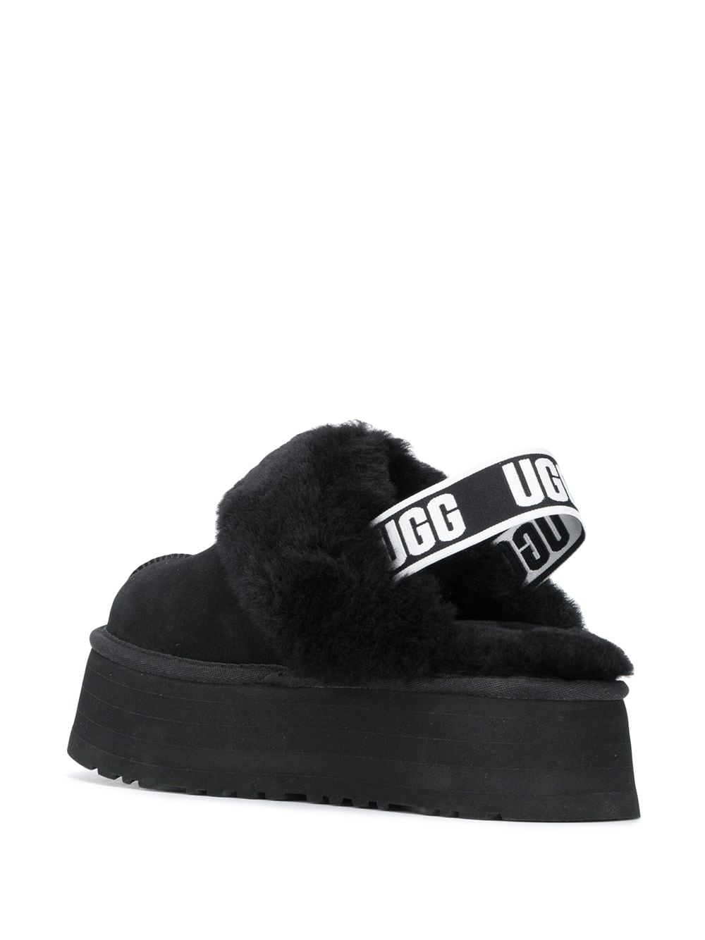 UGG Australia Funkette Slippers - Black