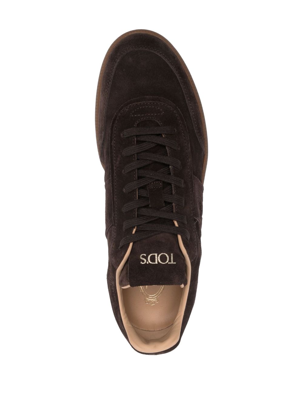 Tod's Tabs Suede Leather Sneakers - Brown