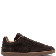 Tod's Tabs Suede Leather Sneakers - Brown