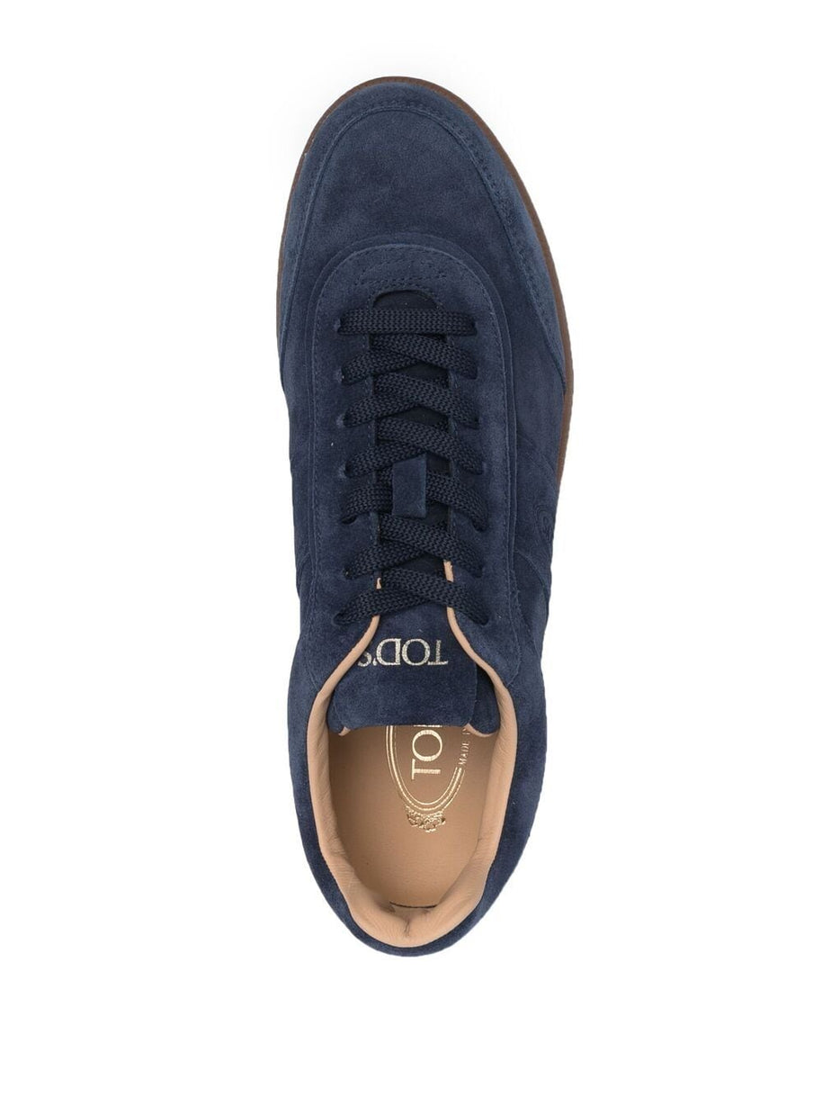 Tod's Tabs Suede Leather Sneakers - Blue