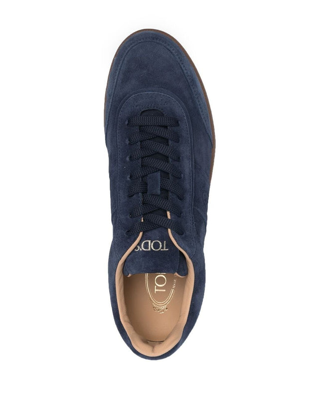 Tod's Tabs Suede Leather Sneakers - Blue
