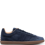 Tod's Tabs Suede Leather Sneakers - Blue