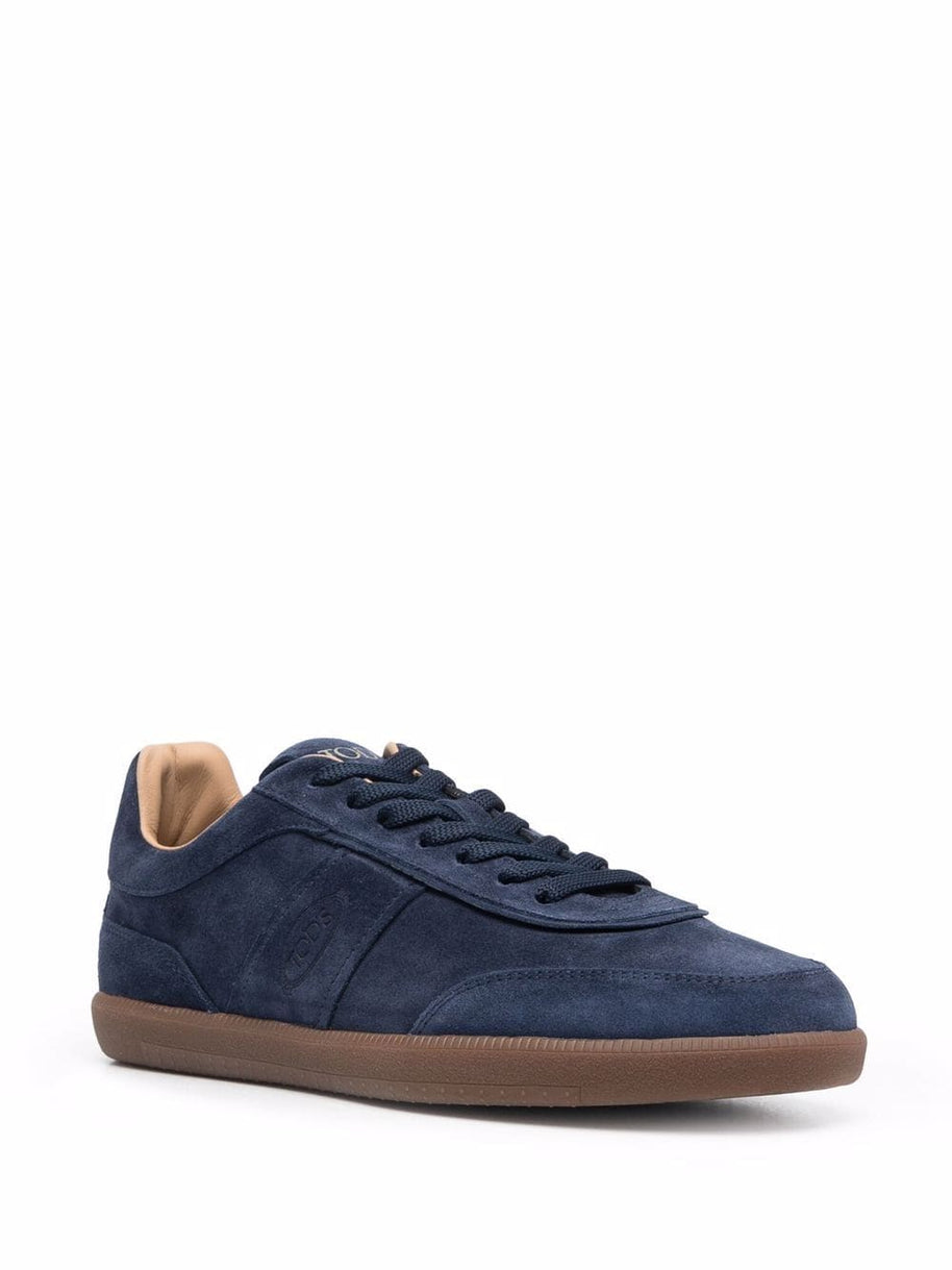 Tod's Tabs Suede Leather Sneakers - Blue