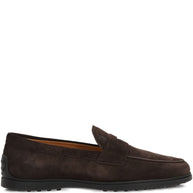 Tod's Suede Leather Loafers - Brown