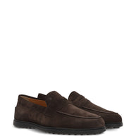 Tod's Suede Leather Loafers - Brown