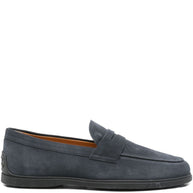 Tod's Suede Leather Loafers - Blue