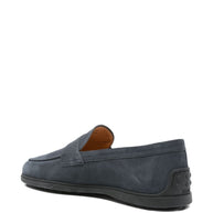 Tod's Suede Leather Loafers - Blue