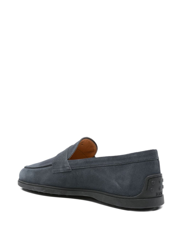 Tod's Suede Leather Loafers - Blue