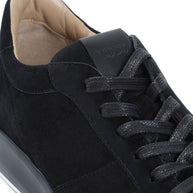 Tod's Suede Leather Sneakers - Black