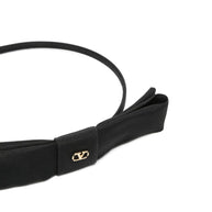Valentino Garavani Headband With Logo - Black
