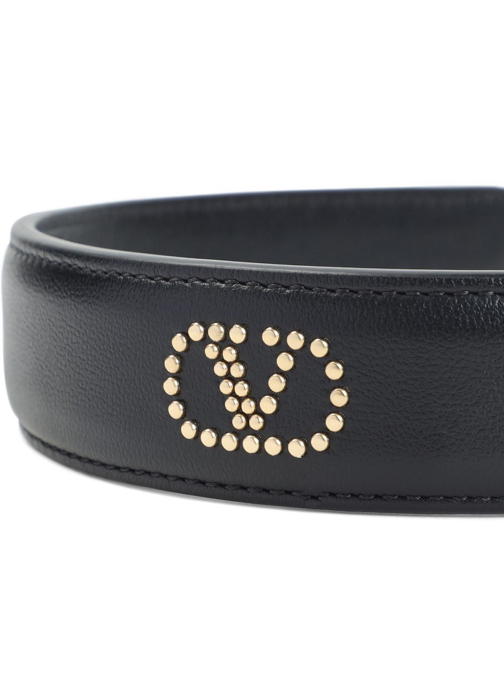 Valentino Garavani Stud-embellished Leather Headband
