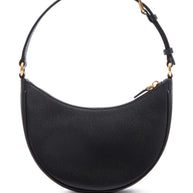 Valentino Garavani VLogo Signature Mini Leather Hobo Bag - Black