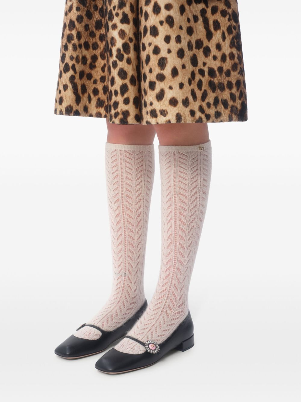 Valentino Garavani 20mm Preshoes Mary-Jane Ballet Flats