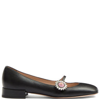Valentino Garavani Preshoes Patent Leather Ballet Flats - Black