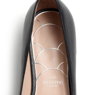 Valentino Garavani Preshoes Patent Leather Ballet Flats - Black