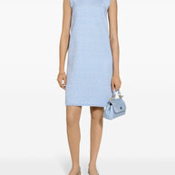 Dolce & Gabbana Tweed Mini Dress - Clear Blue