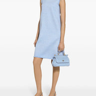 Dolce & Gabbana Tweed Mini Dress - Clear Blue