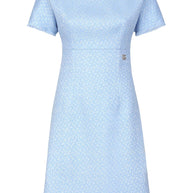 Dolce & Gabbana Rachel Tweed Midi Dress With DG Logo