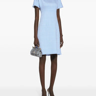 Dolce & Gabbana Rachel Tweed Midi Dress With DG Logo