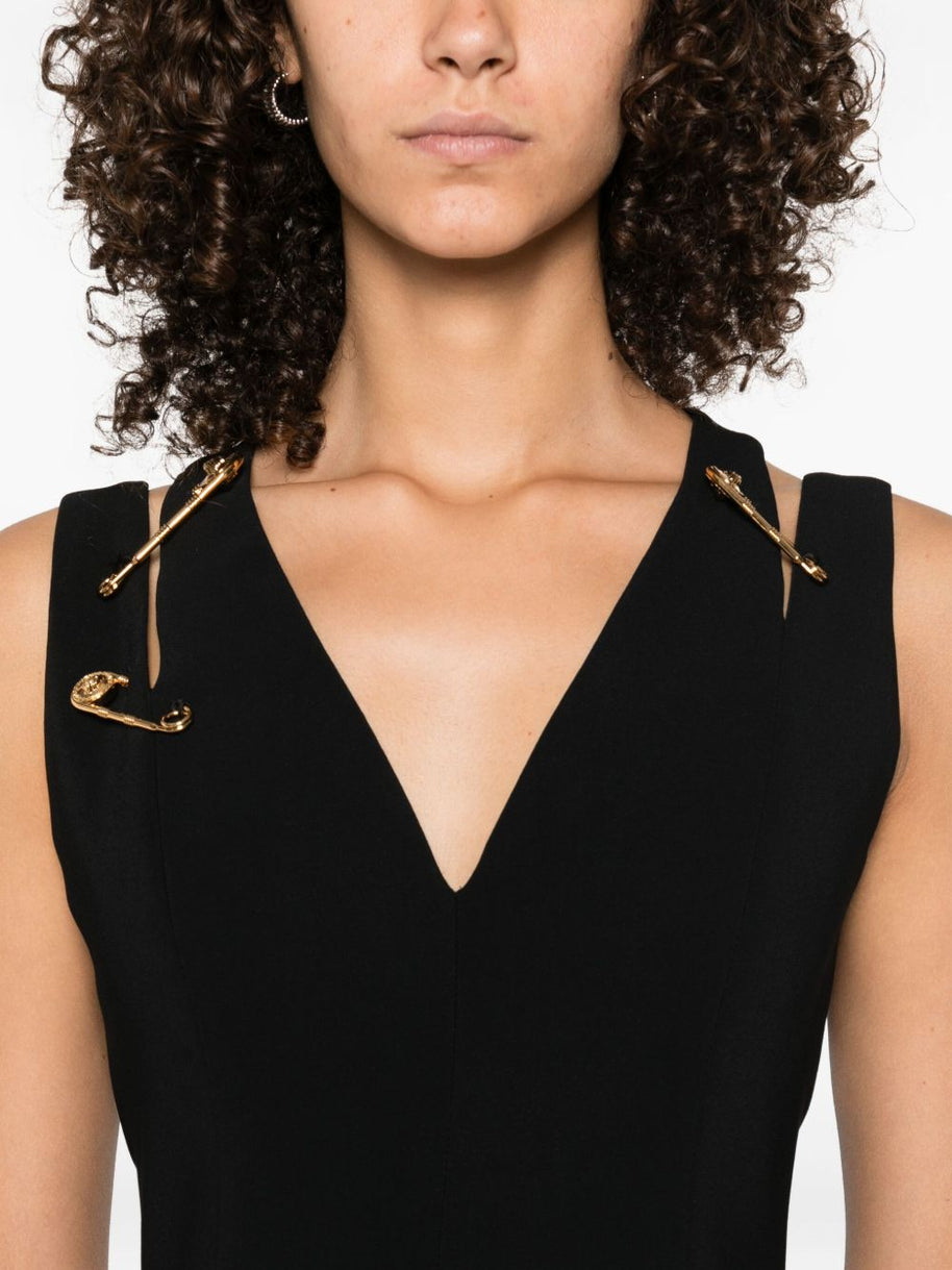 Versace Mini Cocktail Dress - Black