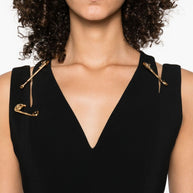 Versace Mini Cocktail Dress - Black