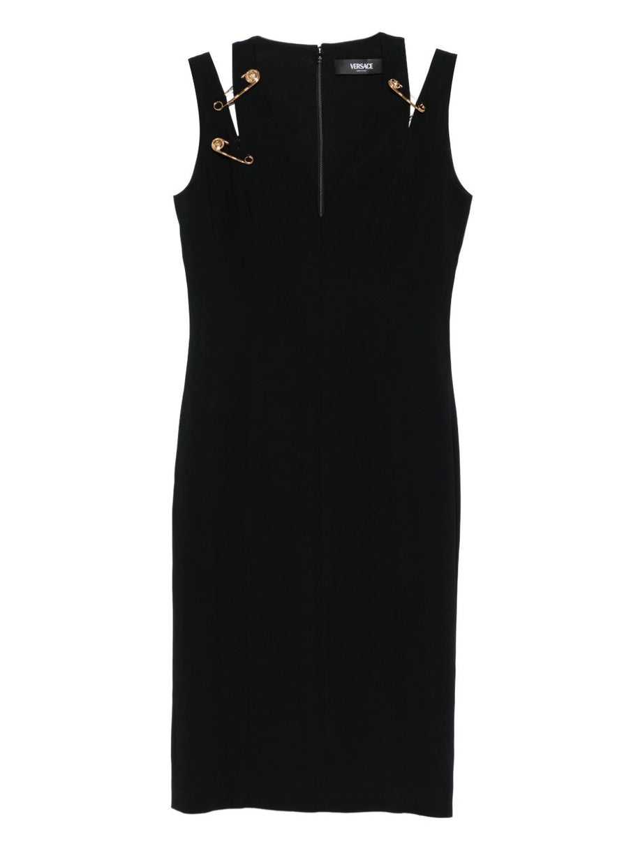 Versace Mini Cocktail Dress - Black