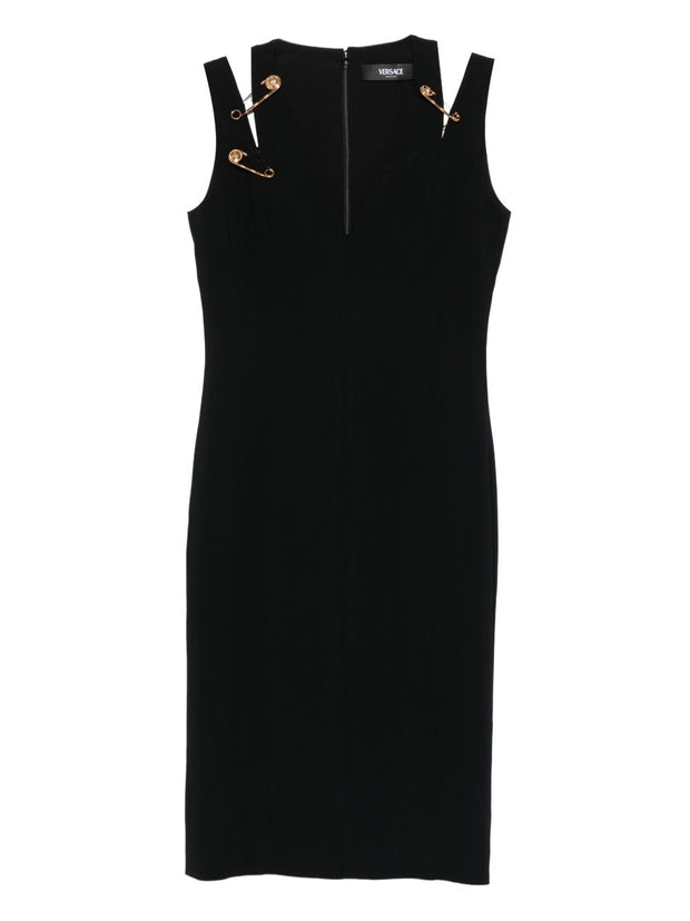 Versace Mini Cocktail Dress - Black