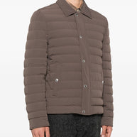 Brunello Cucinelli Nylon Short Down Jacket - Brown