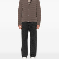 Brunello Cucinelli Nylon Short Down Jacket - Brown