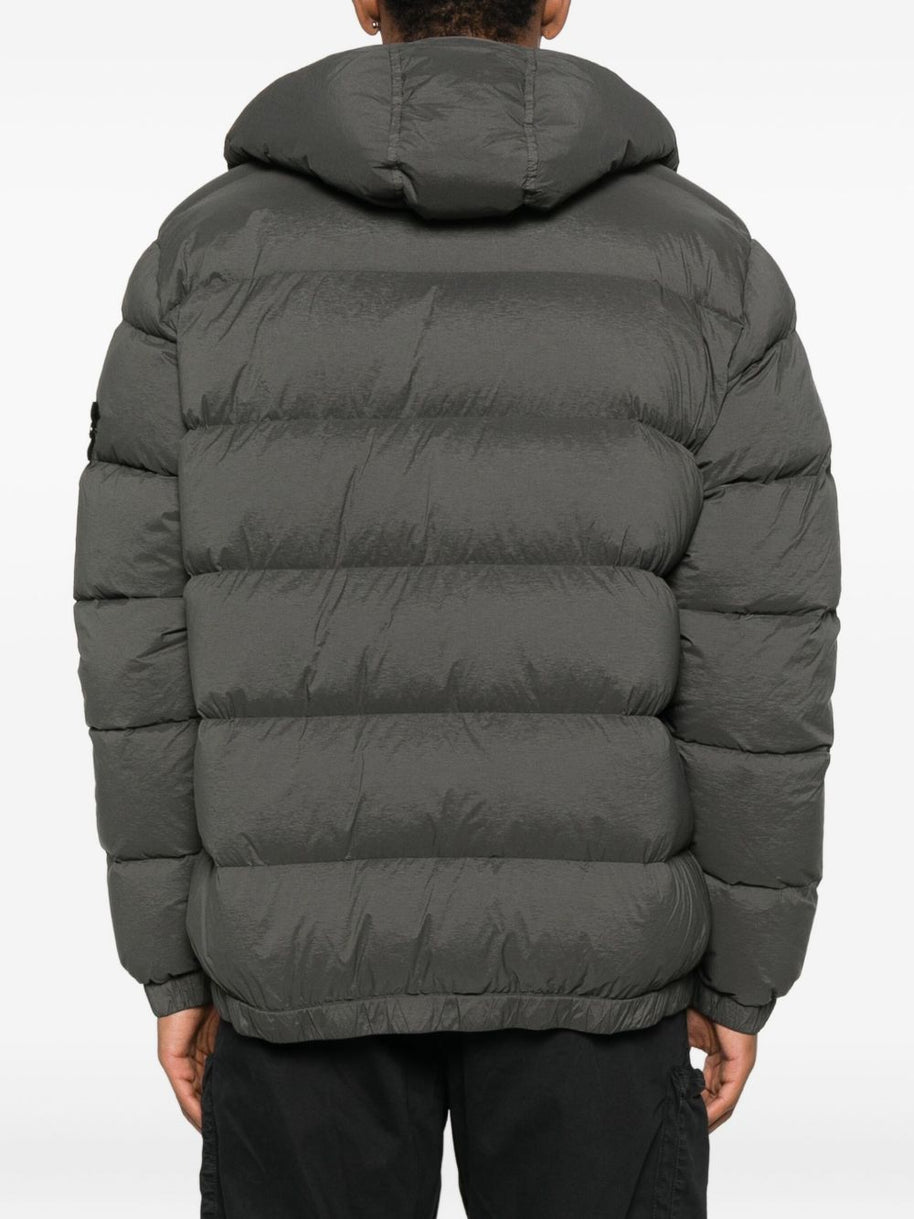 Stone Island Short Hooded Down Jacket - Grey