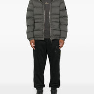 Stone Island Short Hooded Down Jacket - Grey