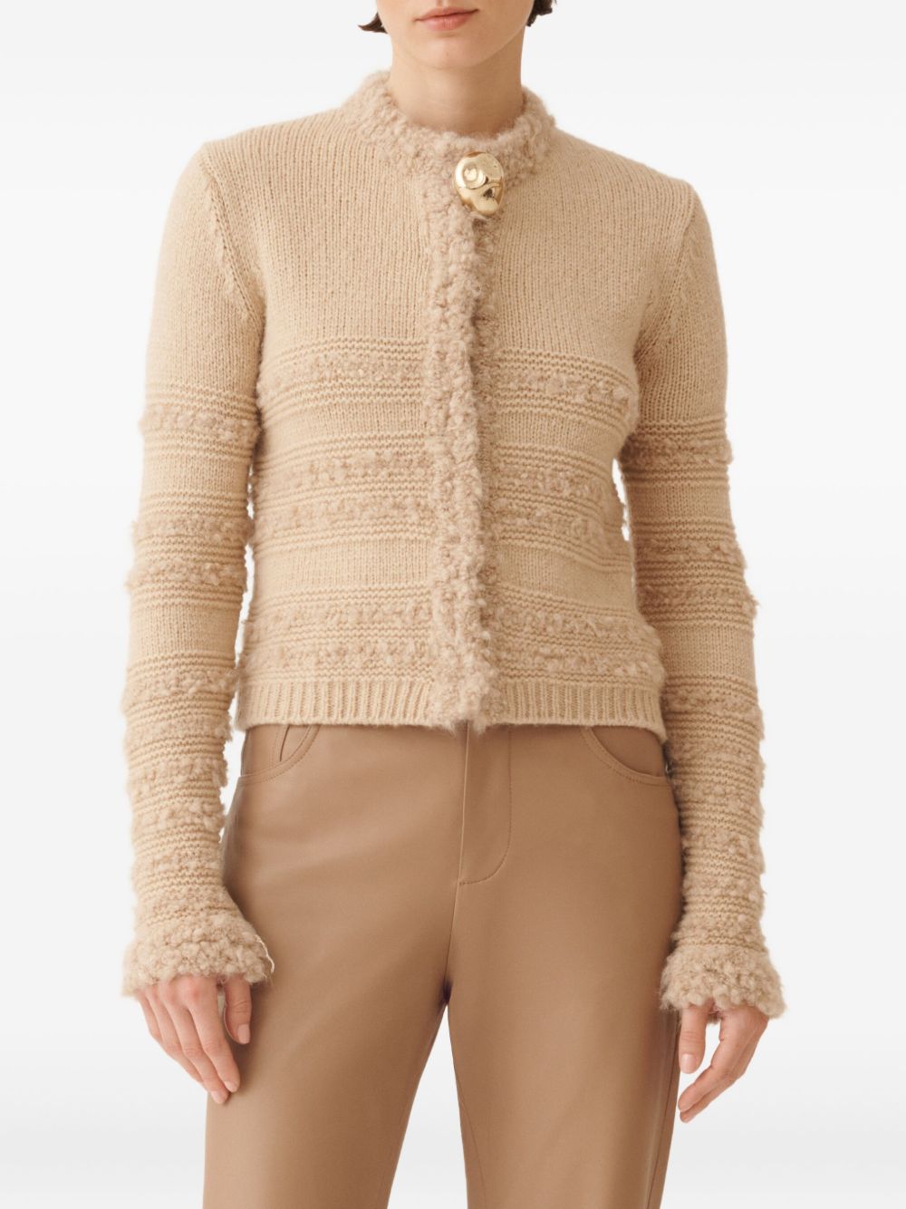 Fabiana Filippi Wool Jacket - Beige