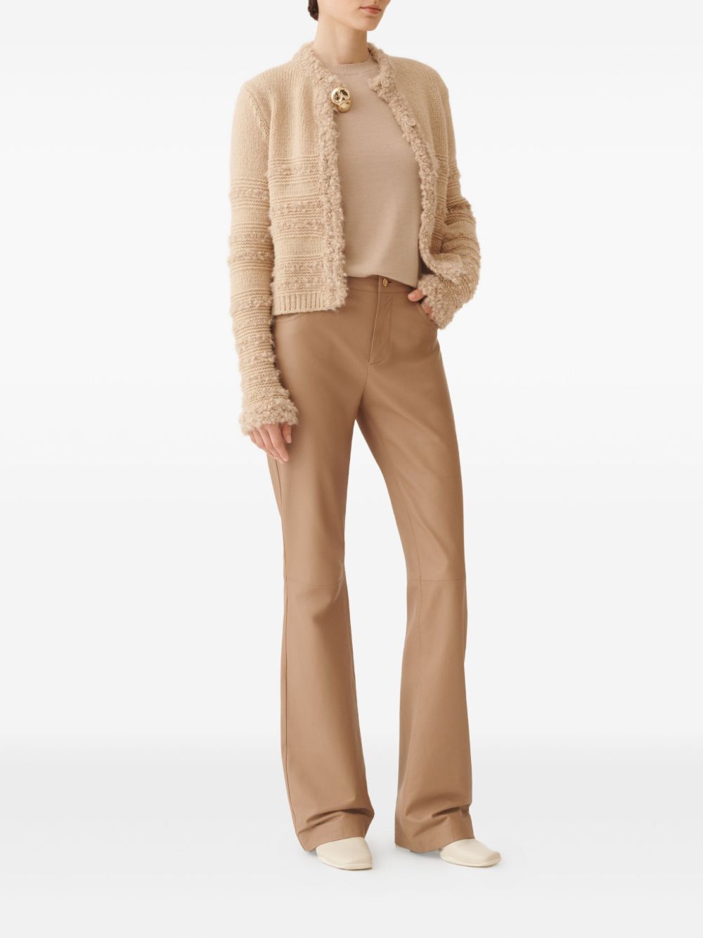 Fabiana Filippi Wool Jacket - Beige