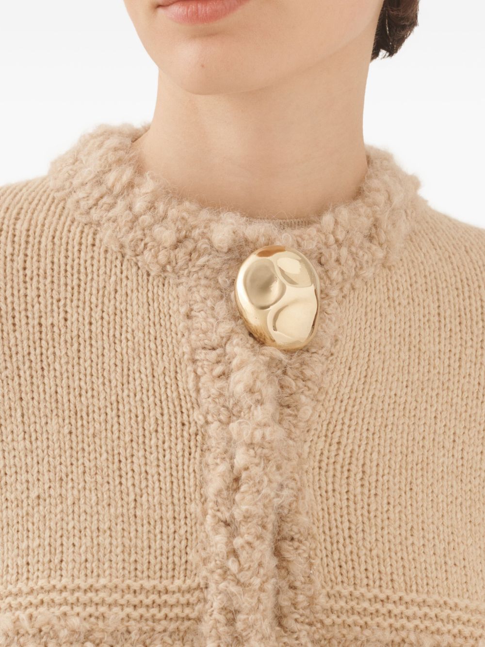 Fabiana Filippi Wool Jacket - Beige
