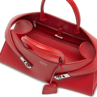 Ferragamo Hug Small Leather Tote Bag - Red
